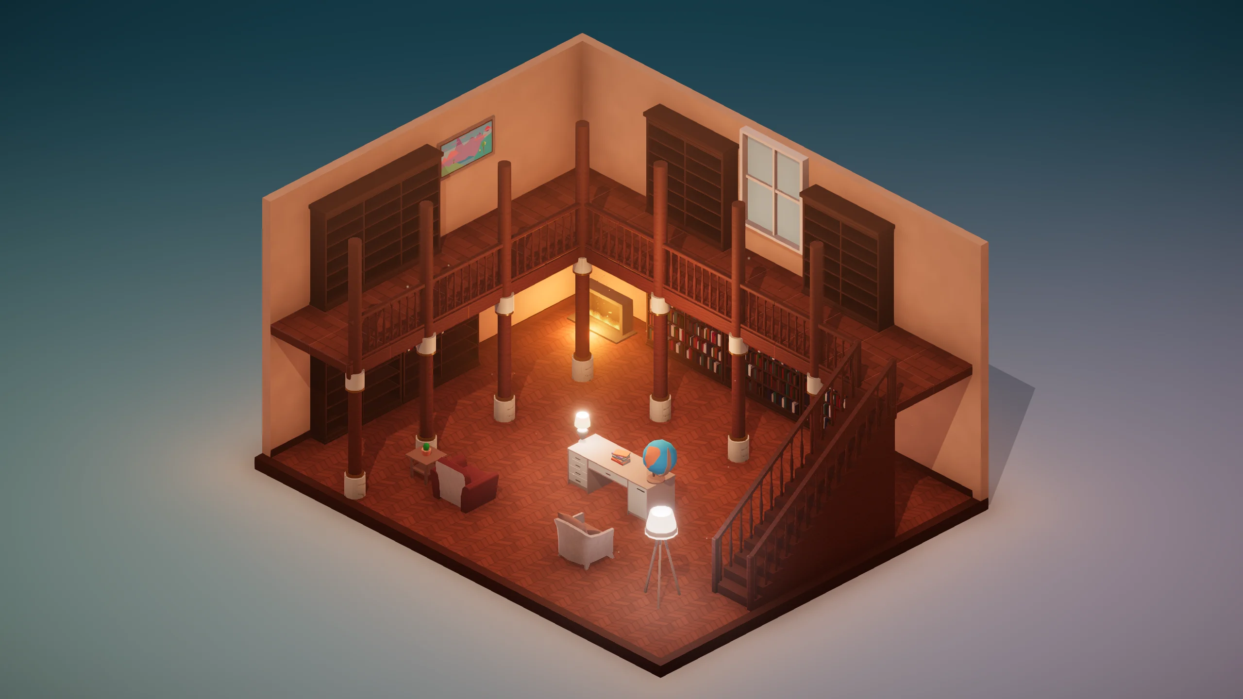 Biblioteca 3D: Grande Biblioteca